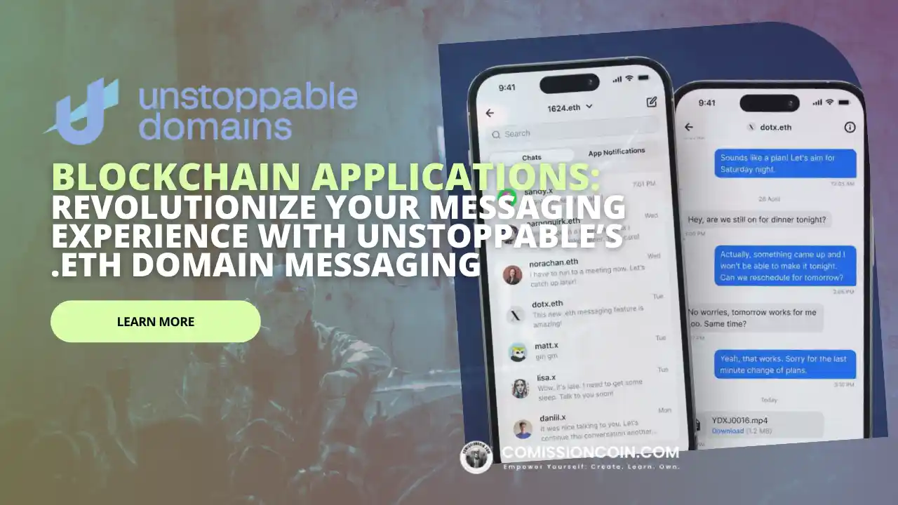 Revolutionize Your Messaging Experience with Unstoppable’s .eth Domain Messaging